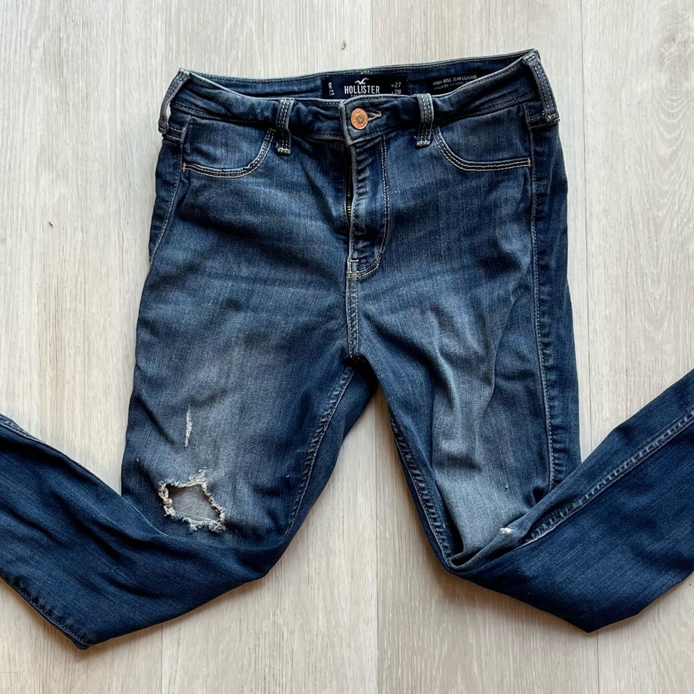 Hollister High-Rise Jean Leggings, Size W27 L28-Versatile Fit-Advanced Stretch